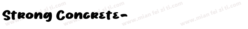 Strong Concrete字体转换